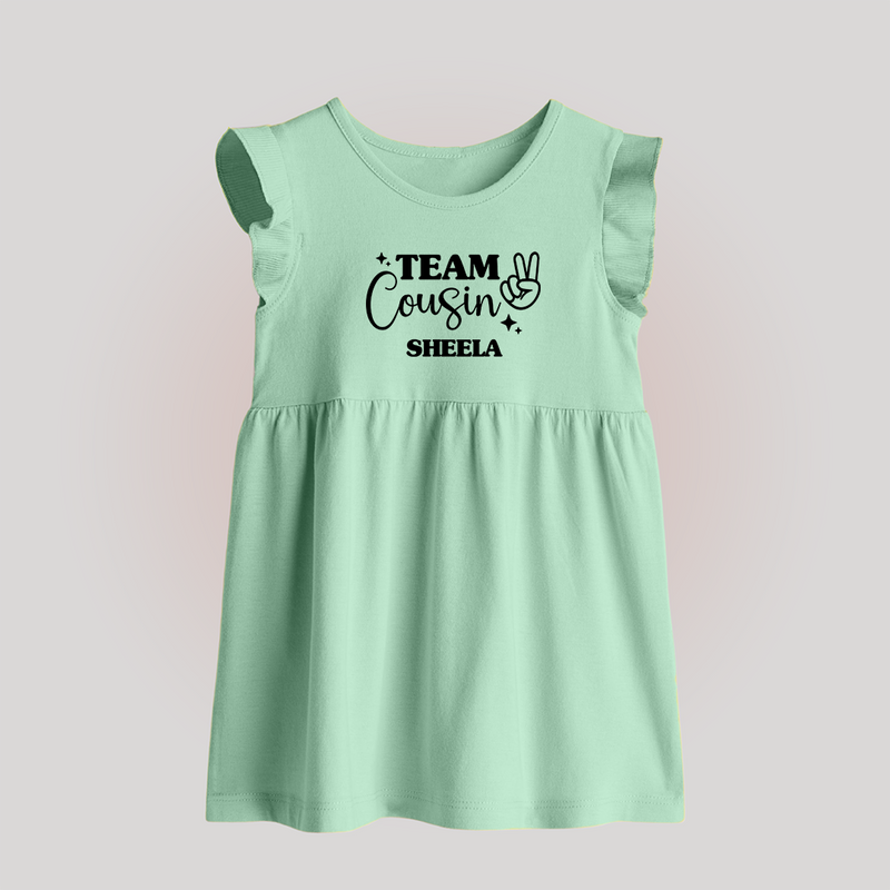 Cousin Circle Baby Frock | Matching Outfits for Little Ones - MINT GREEN - 0 - 3 Months Old (Chest 17")