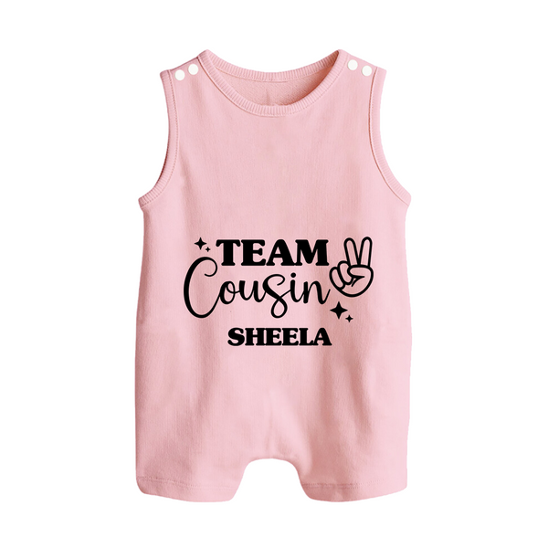 Cousin Circle Romper Suit / Sleeveless Romper | Matching Outfits for Little Ones - BABY PINK - 0 - 5 Months Old (Chest 18")