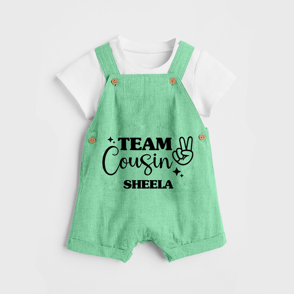 Cousin Circle Dungaree Set | Matching Outfits for Little Ones - GREEN - 0 - 5 Months Old (Chest 18")