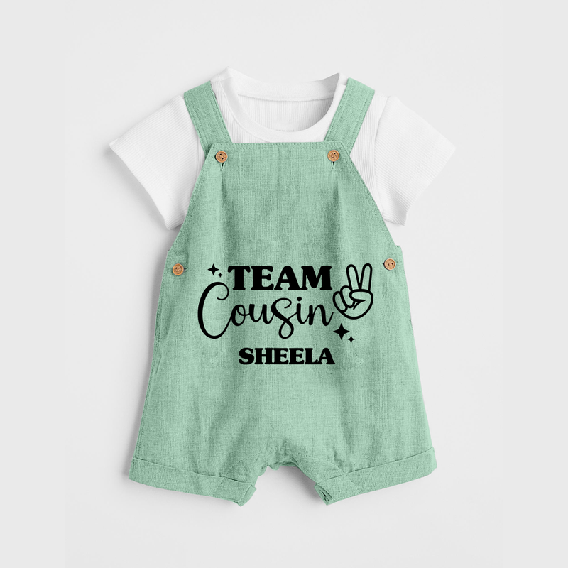 Cousin Circle Dungaree Set | Matching Outfits for Little Ones - MINT GREEN - 0 - 5 Months Old (Chest 18")