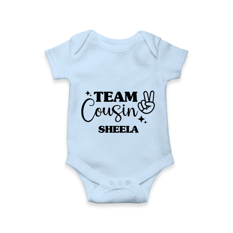 Cousin Circle Romper / Onesie | Matching Outfits for Little Ones - BABY BLUE - New Born (Chest 14")