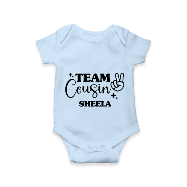 Cousin Circle Romper / Onesie | Matching Outfits for Little Ones - BABY BLUE - New Born (Chest 14")