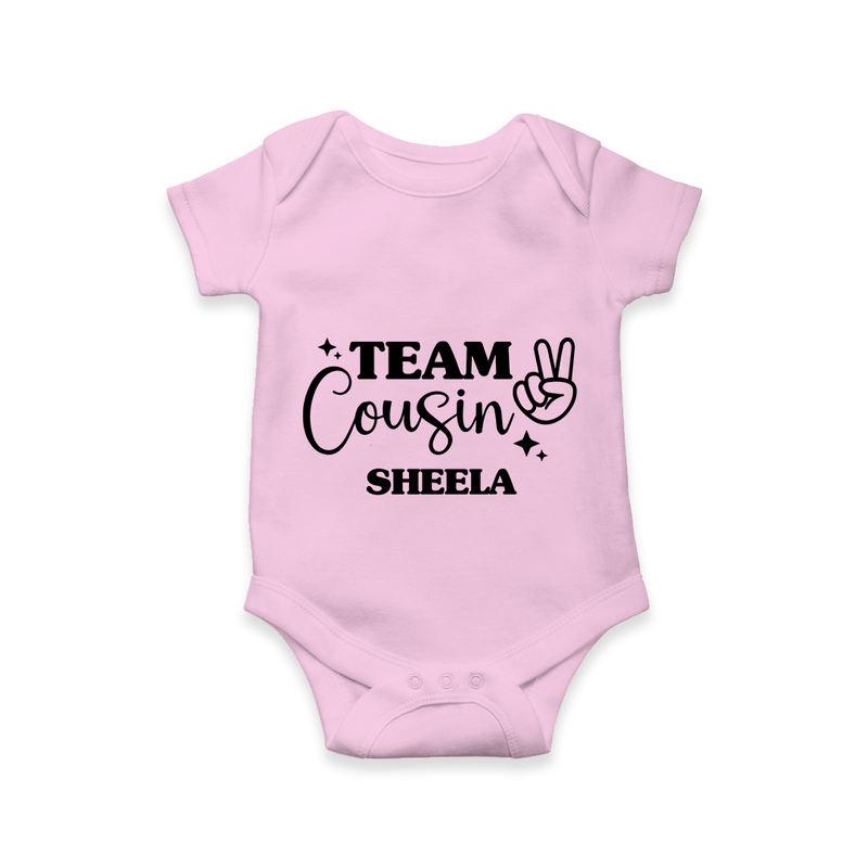 Cousin Circle Romper / Onesie | Matching Outfits for Little Ones - BABY PINK - New Born (Chest 14")