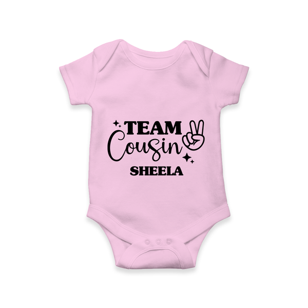 Cousin Circle Romper / Onesie | Matching Outfits for Little Ones - BABY PINK - New Born (Chest 14")