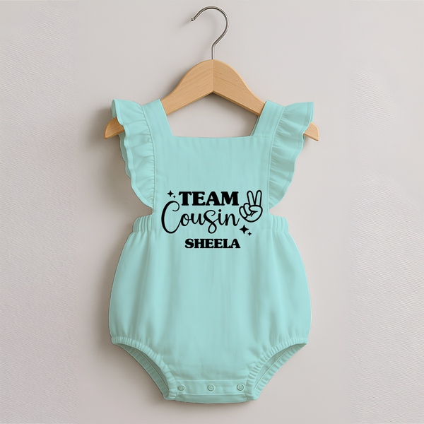 Cousin Circle Frock Romper | Matching Outfits for Little Ones - MINT GREEN - 0 - 3 Months Old (Chest 19")