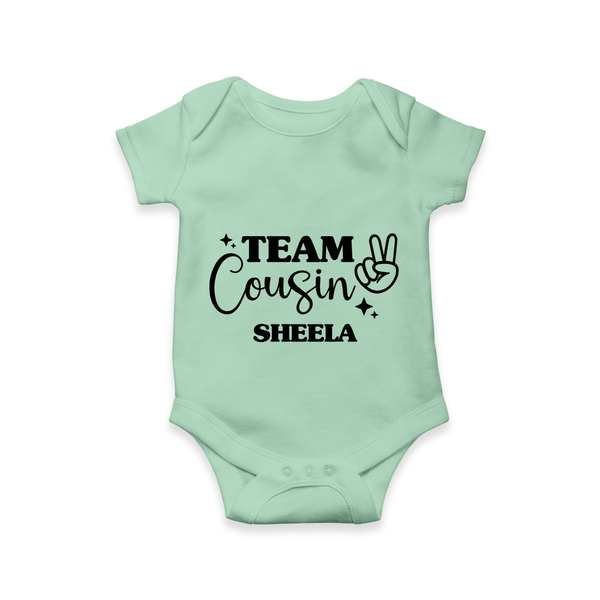 Cousin Circle Romper / Onesie | Matching Outfits for Little Ones - MINT GREEN - New Born (Chest 14")