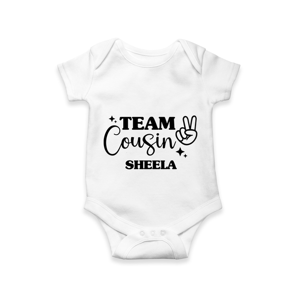 Cousin Circle Romper / Onesie | Matching Outfits for Little Ones - WHITE - New Born (Chest 14")