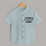 Cousin Circle Shirt | Matching Outfits for Little Ones - ARCTIC BLUE - 0 - 6 Months Old (Chest 23")