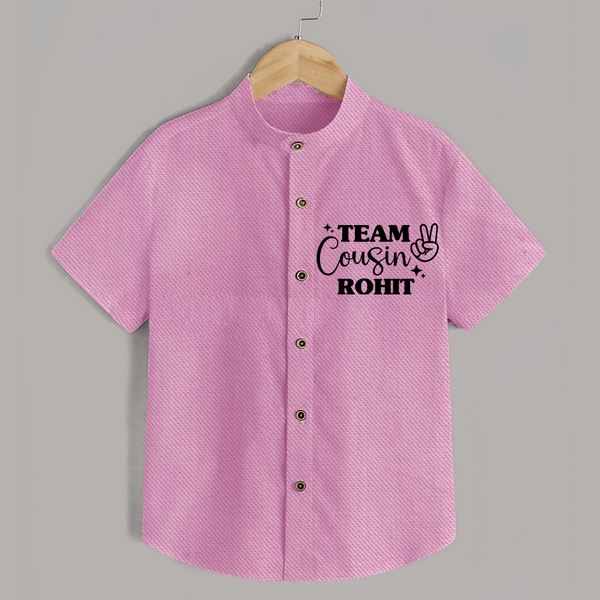 Cousin Circle Shirt | Matching Outfits for Little Ones - BABY PINK - 0 - 6 Months Old (Chest 23")