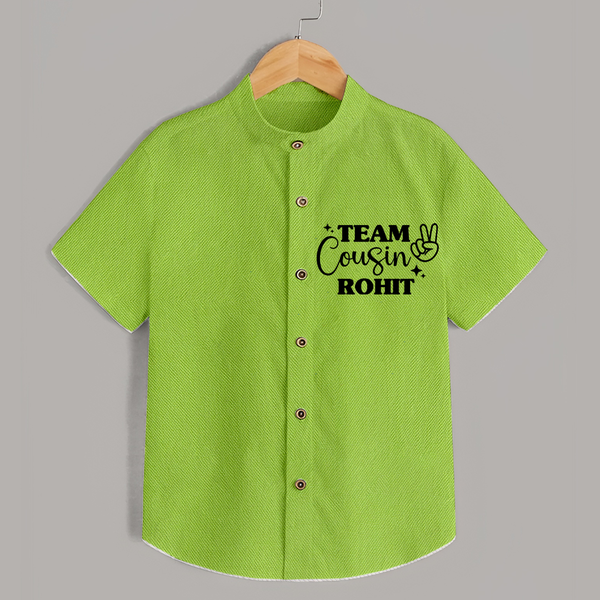Cousin Circle Shirt | Matching Outfits for Little Ones - LIME GREEN - 0 - 6 Months Old (Chest 23")