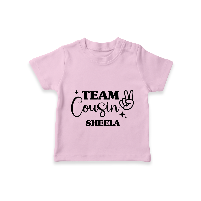 Cousin Circle T-Shirt | Matching Outfits for Little Ones - BABY PINK - 0-5 Months Old (Chest 17")