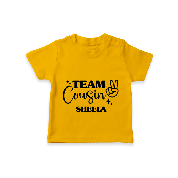 Cousin Circle T-Shirt | Matching Outfits for Little Ones - CHROME YELLOW - 0-5 Months Old (Chest 17")