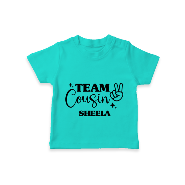 Cousin Circle T-Shirt | Matching Outfits for Little Ones - TEAL - 0-5 Months Old (Chest 17")