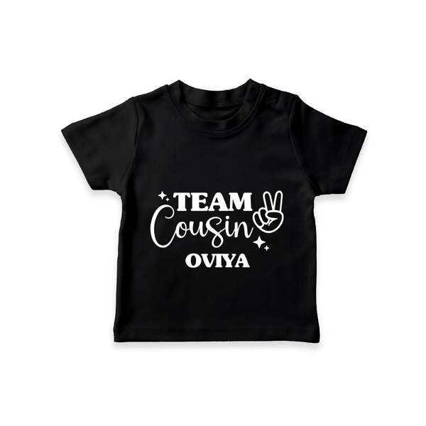 Cousin Circle T-Shirt | Matching Outfits for Little Ones - BLACK - 0-5 Months Old (Chest 17")