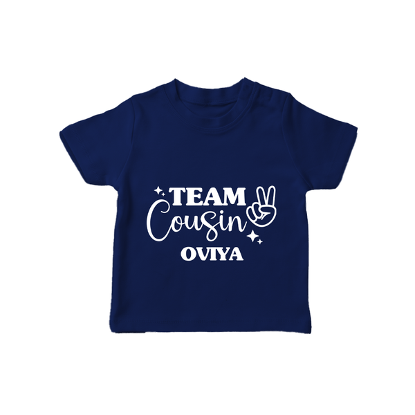 Cousin Circle T-Shirt | Matching Outfits for Little Ones - NAVY BLUE - 0-5 Months Old (Chest 17")