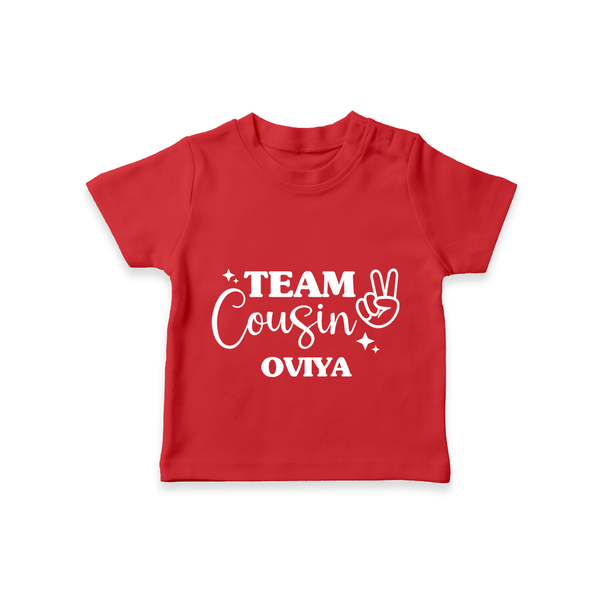 Cousin Circle T-Shirt | Matching Outfits for Little Ones - RED - 0-5 Months Old (Chest 17")