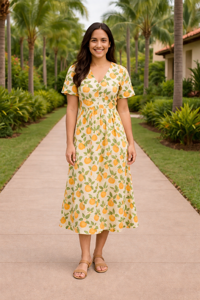 Citrus Grove Outfit Mom Dress