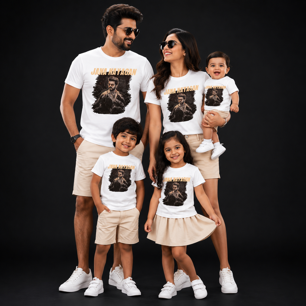 JANANAYAGAN T-SHIRTS & ROMPER FAMILY PACKAGE