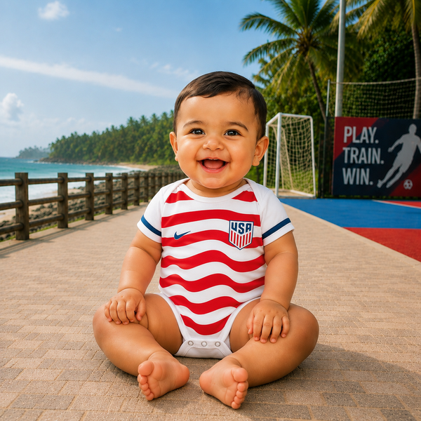 USA-FIFA BABY ROMPER
