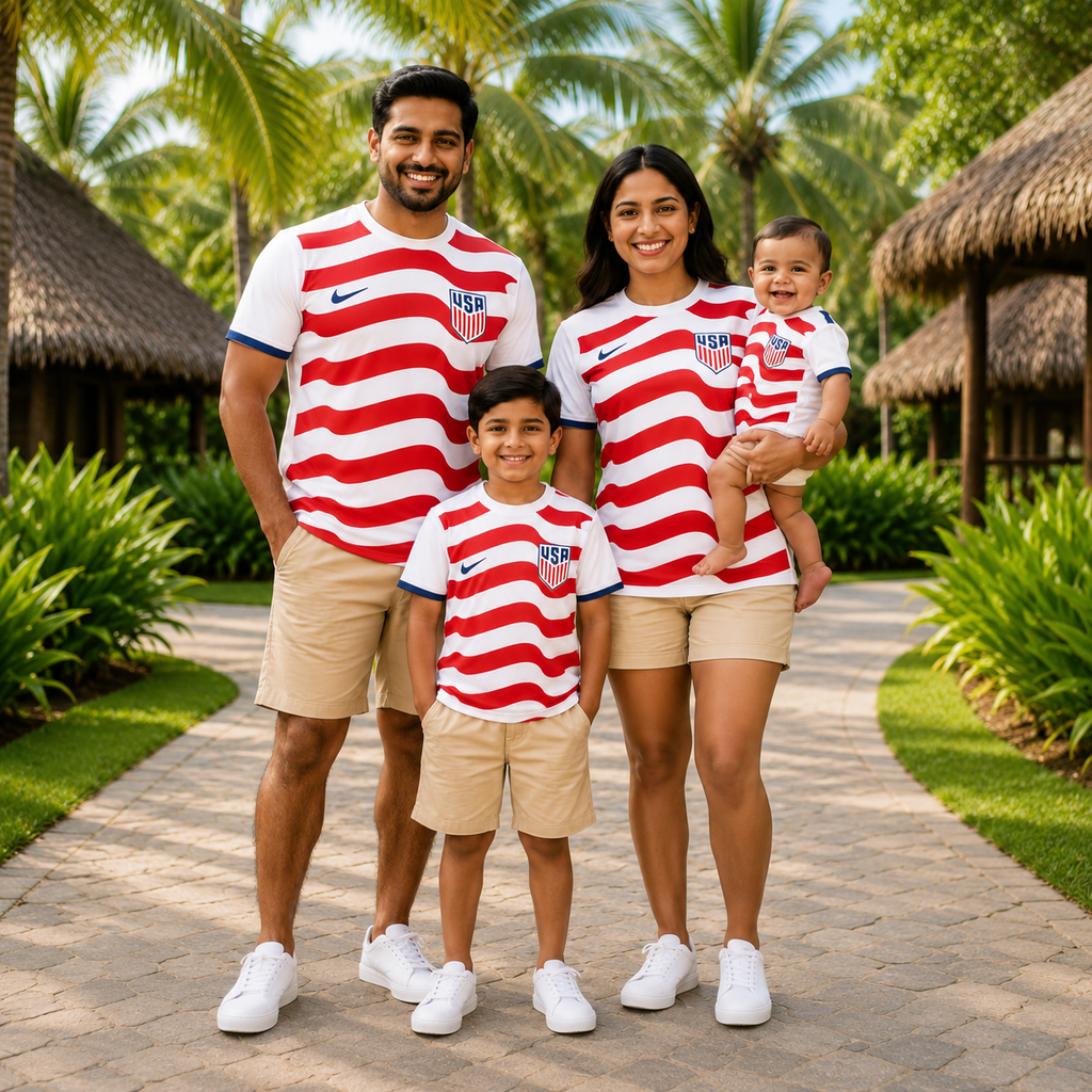 USA-FIFA T-SHIRT FAMILY COMBO