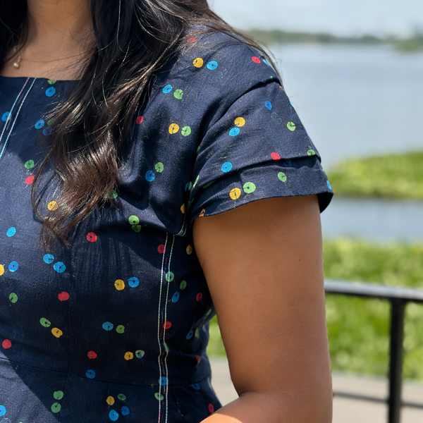 Navy Blue  Maternity Dress – Comfortable Everyday Wear for Moms-to-Be