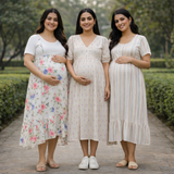 Stylish Maternity Wear Set - 3 Piece Collection