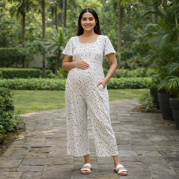 Misty Dots Cotton Maternity Collection