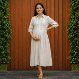 Vanilla Mist Cotton Customised Maternity Wear.