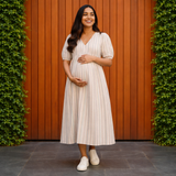 Vanilla Mist Cotton Customised Maternity Wear.