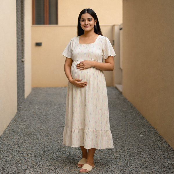 Sand Dune Stripe Cotton Customised Maternity Collection