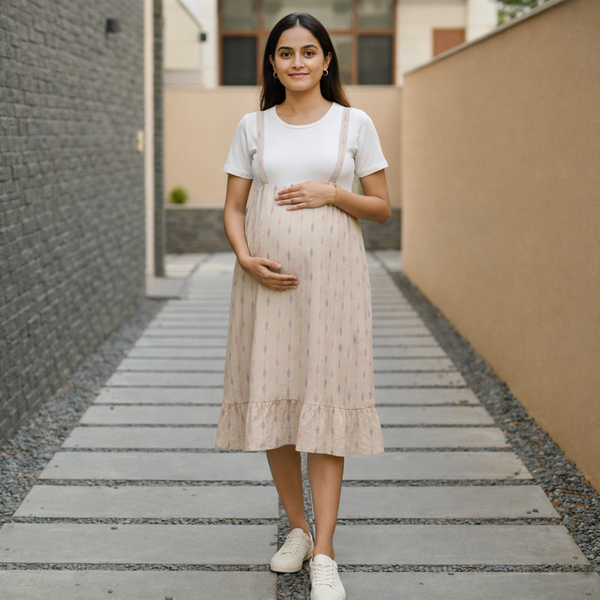 Sand Dune Stripe Cotton Customised Maternity Collection