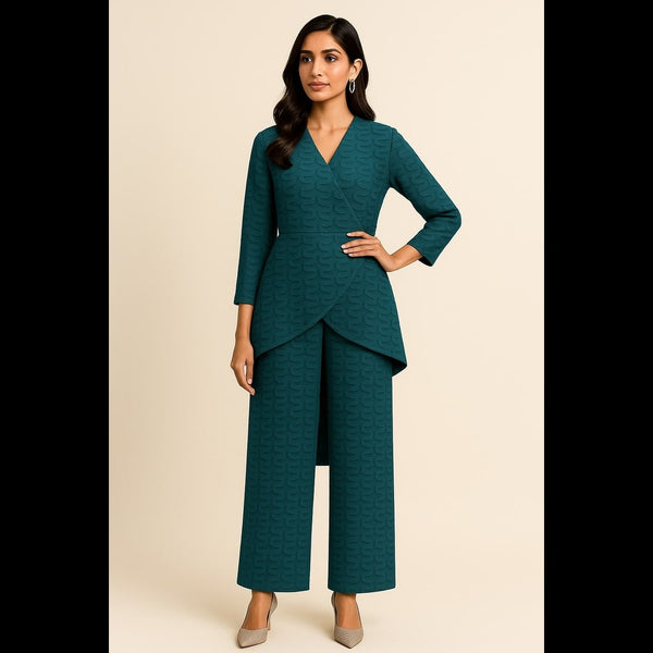 Emerald Wrapture Co-ord set