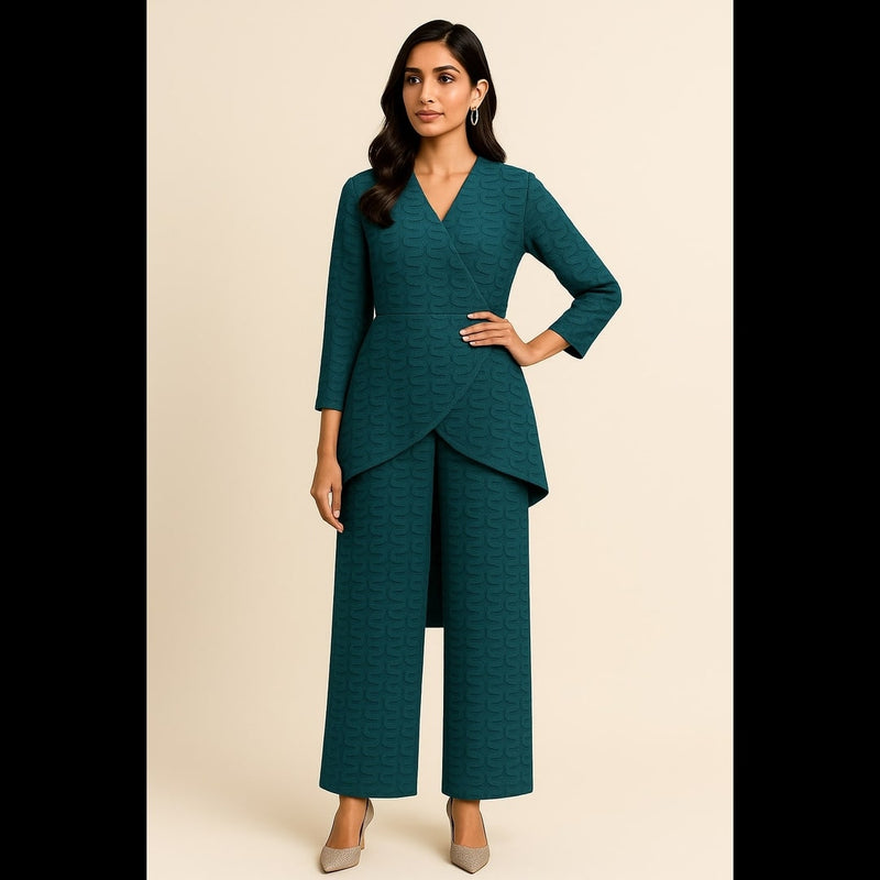 Emerald Wrapture Co-ord set