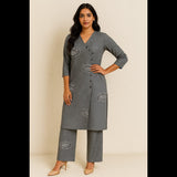 Grey Grace Ensemble Co-ord Set