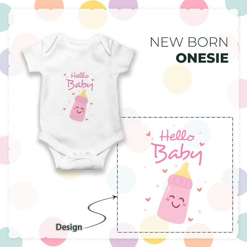 New Born Baby Onesies with Sweet and Simple Designs: Perfect for Any Occasion