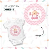 Personalized Newborn Onesies with Your Baby's Name