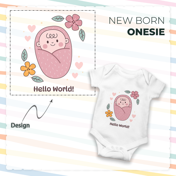 Cute Newborn Onesies with Adorable Designs for Baby