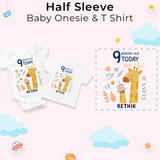 12-Month Personalized Monthly Baby Romper Combo Pack