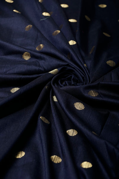 Royal Navy & Gold Baby Ethnic Romper – Traditional Festive Outfit for Babies