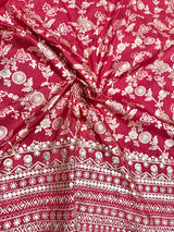 Elegant Red & Green Baby Ethnic Dress – Classic Festive Wear for Little Girls