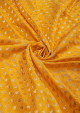 Royal Mustard & Gold Baby Dhoti Romper – Traditional Festive Ethnic Outfit
