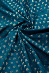 Royal Navy Blue & Gold Baby Dhoti Romper – Traditional Festive Ethnic Outfit