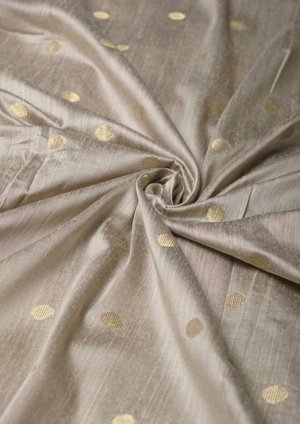 Royal Beige & Gold Baby Ethnic Romper – Traditional Festive Outfit for Babies