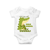 Celebrate "You Are My Role Model" Themed Personalised Baby Rompers - WHITE - 0 - 3 Months Old (Chest 16")