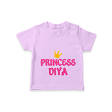 Celebrate "Princess" Themed Personalised T-shirts - LILAC - 0 - 5 Months Old (Chest 17")