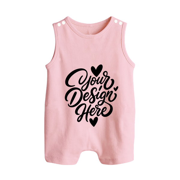 Design Your Own Baby Button Romper – Custom  Sleeveless Romper Suit