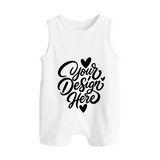 Design Your Own Baby Button Romper – Custom  Sleeveless Romper Suit