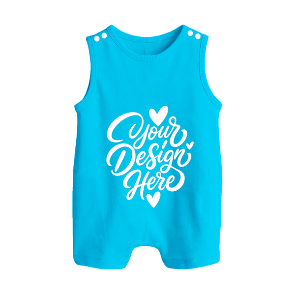 Design Your Own Baby Button Romper – Custom  Sleeveless Romper Suit