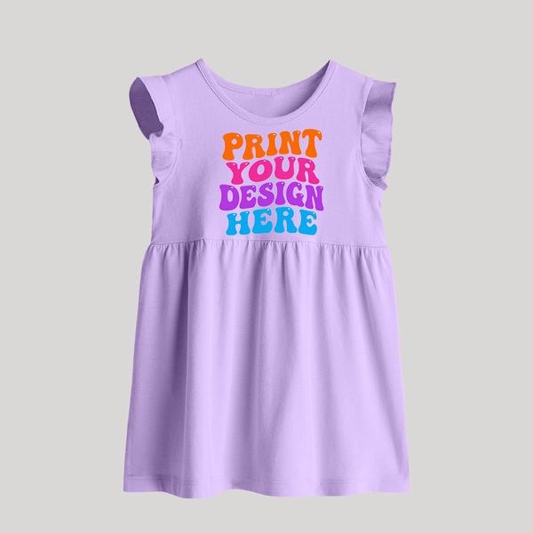 Design Your Own Baby Girl Frock – Custom Print  Outfit