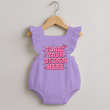 Custom Printed Baby Romper Dress – Name or Design Customization Outfit